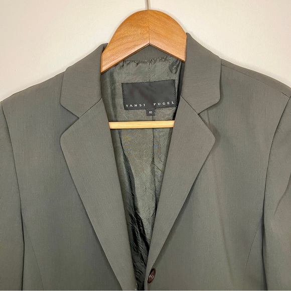 Vintage Olive Green Blazer - Picture 2 of 4